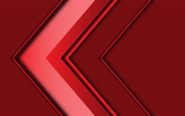 abstract arrow 3d red 5k iMac wallpaper