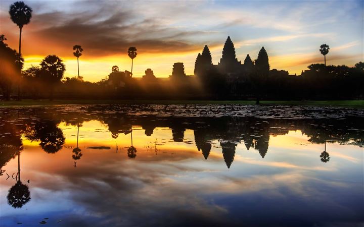 Sunrise Discoverry Of Angkor Wat All Mac wallpaper
