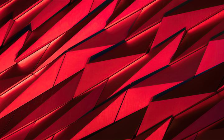 red sharp shapes texture 4k All Mac wallpaper