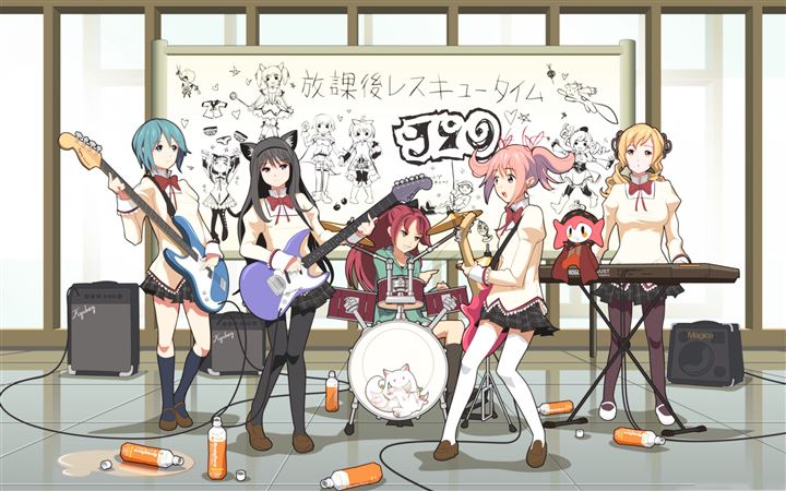 Anime Music Band MacBook Air wallpaper
