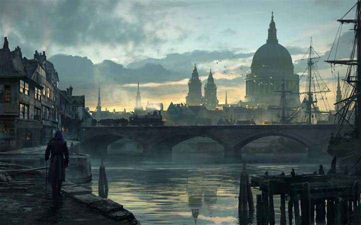 Assassins Creed Syndicate City MacBook Air wallpaper