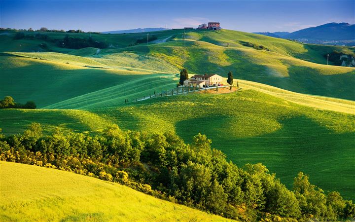 Beautiful Tuscany Landscape All Mac wallpaper