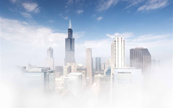 Chicago Fog All Mac wallpaper