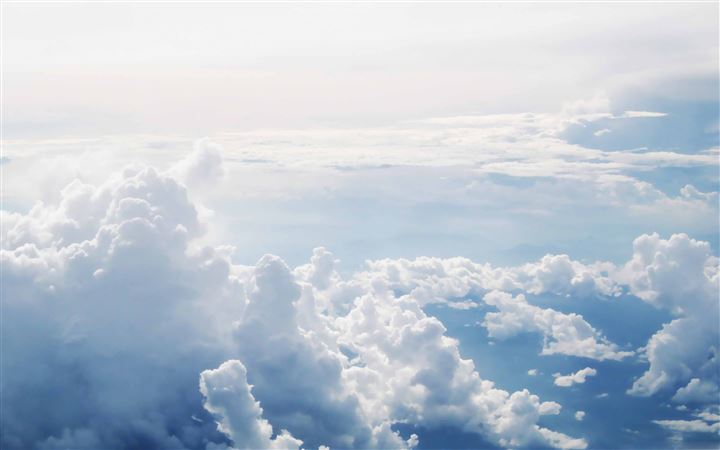 Clouds Aerial Photography All Mac wallpaper