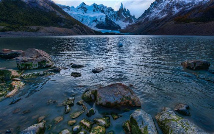 Cold Mountain Lake In Argentina All Mac wallpaper