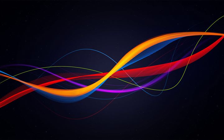 Colorful Curves All Mac wallpaper