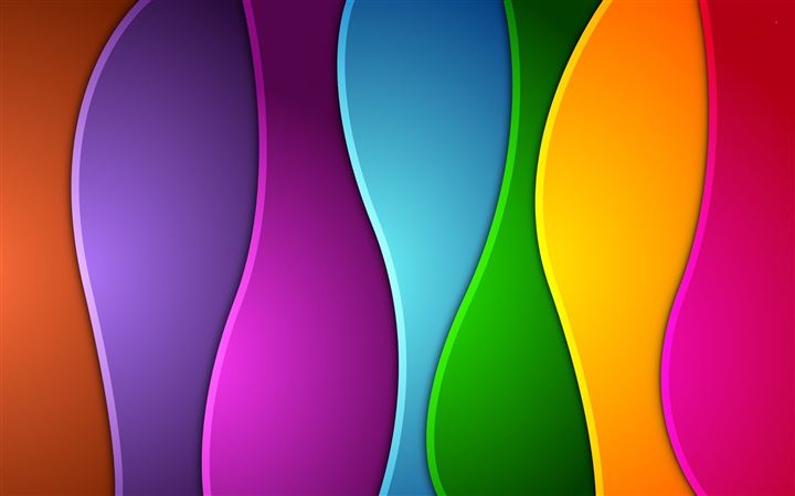 Colorful Vertical Waves All Mac wallpaper