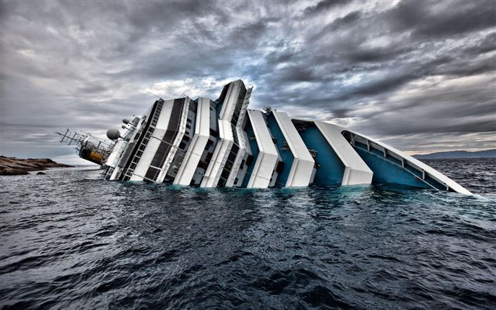 Costa Concordia Cruise liner Sunk All Mac wallpaper