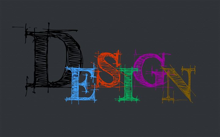 Design typography All Mac wallpaper