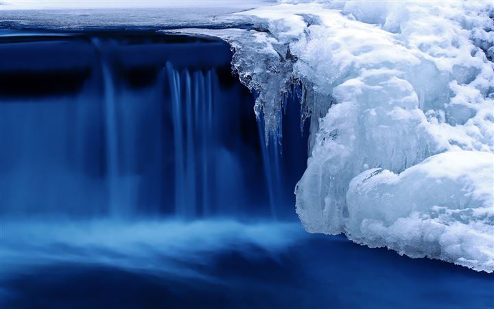 Frozen cascade All Mac wallpaper