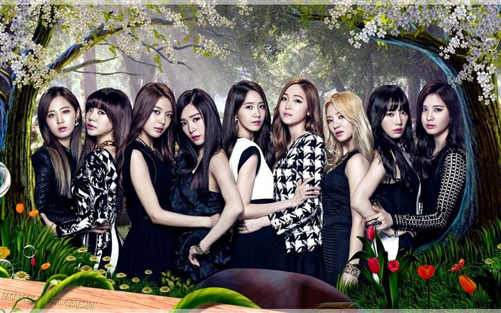 Girls Generation All Mac wallpaper