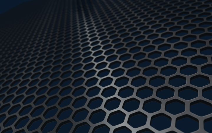 Iron honeycomb mesh All Mac wallpaper