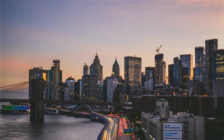 Manhattan Bridge, New Yor... MacBook Air wallpaper