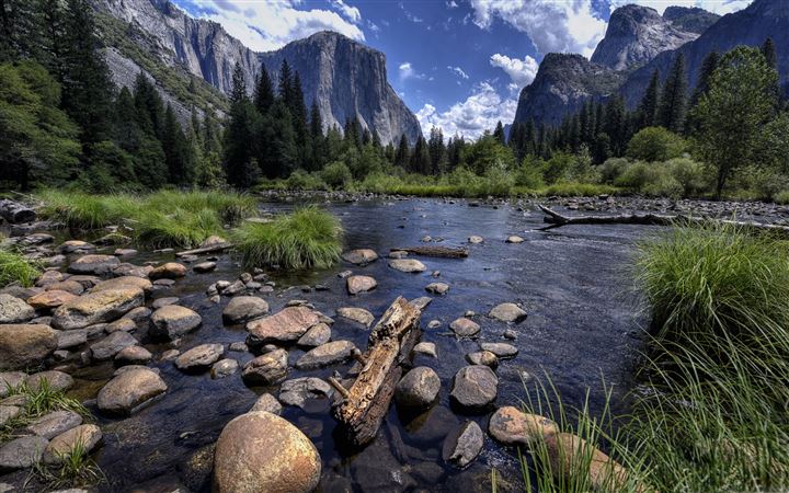 Merced River And Yosemite Valley All Mac wallpaper