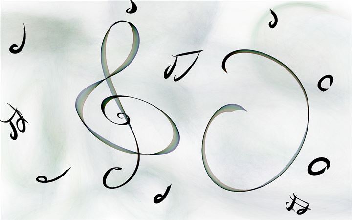 Music symbols All Mac wallpaper