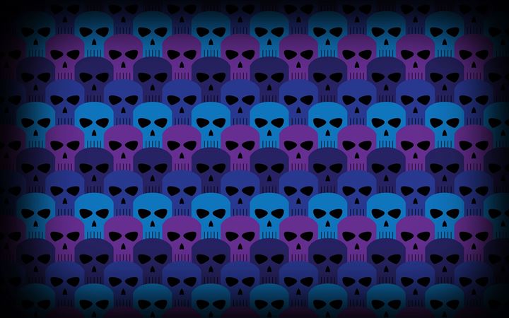 Pattern skulls All Mac wallpaper