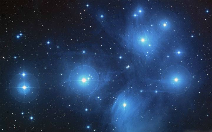 Pleiades Star Cluster All Mac wallpaper