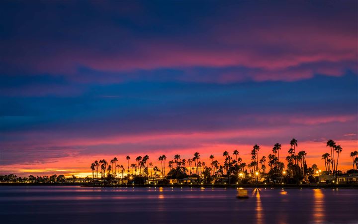 San Diego Sunset All Mac wallpaper