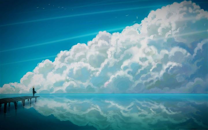 Sky Anime All Mac wallpaper
