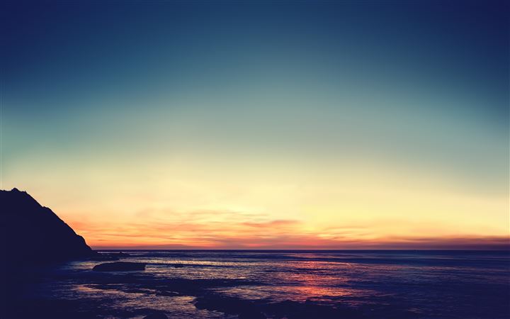 Tranquil sunset MacBook Air wallpaper