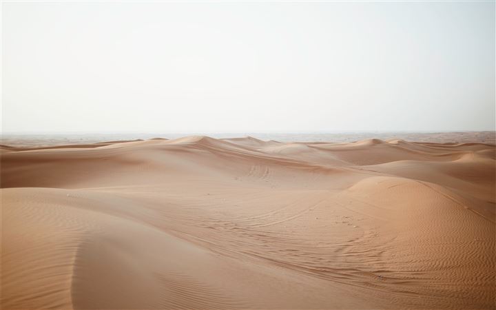 empty sand dunes All Mac wallpaper