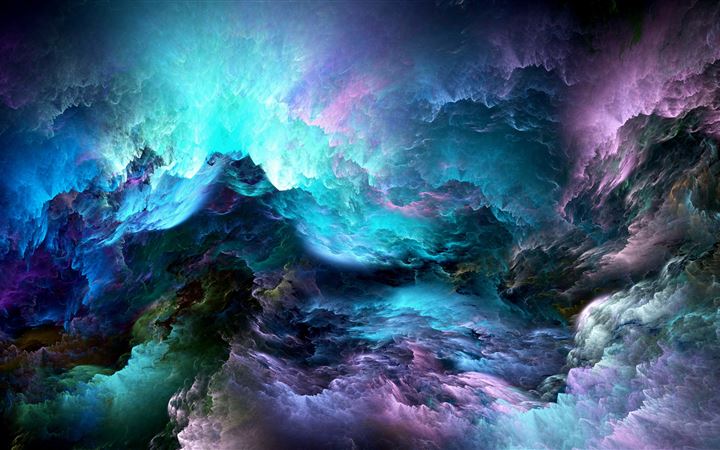 glowing clouds abstract 5k All Mac wallpaper