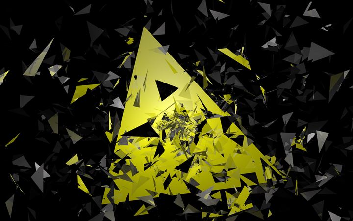 triangle broken glass abstract 5k MacBook Air wallpaper