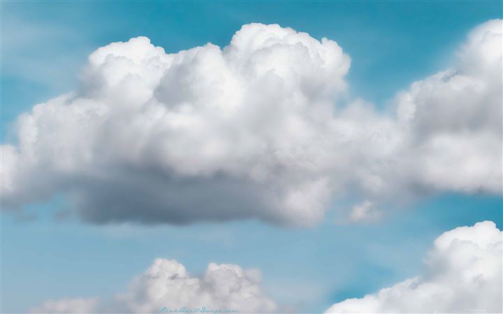 Clouds Blue Sky MacBook Pro wallpaper