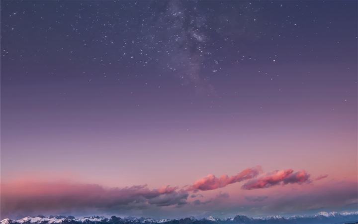 Mountain Milky Way MacBook Pro wallpaper