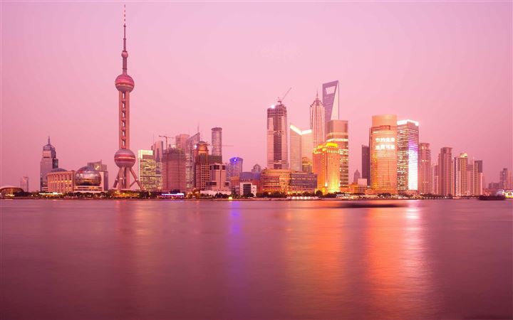 Pudong Skyline Shanghai MacBook Pro wallpaper