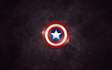 Captain America Logo All Mac wallpaper