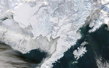 Alaska Seen From Space MacBook Air wallpaper
