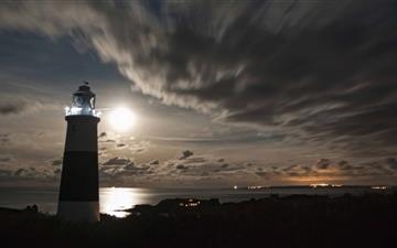 Alderneys Lighthouse All Mac wallpaper