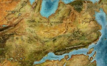Dragon Age 2 Map MacBook Air wallpaper