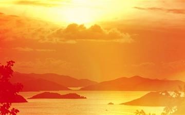 British Birgin Islands Sunset All Mac wallpaper