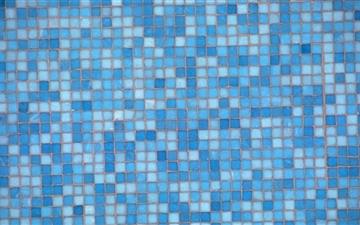 Blue Mosaic All Mac wallpaper