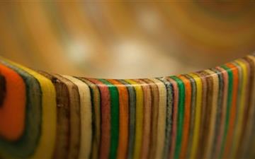 Wooden Rainbow Stripy Bowl All Mac wallpaper