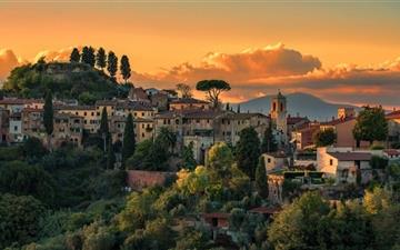 Tuscany Italy Villages All Mac wallpaper