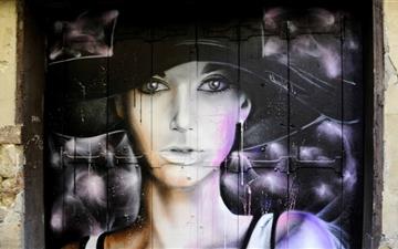 Beautiful Graffiti Portrait MacBook Pro wallpaper