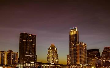 Austin Skyline At Night All Mac wallpaper