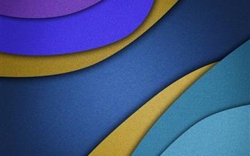 blue overlapping shapes All Mac wallpaper