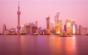 Pudong Skyline Shanghai All Mac wallpaper
