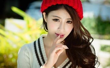 Asian girl Portrait MacBook Pro wallpaper
