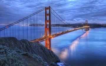 The Golden Gate Bridge At Dusk All Mac wallpaper