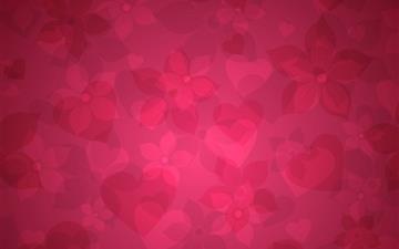 Red Floral Pattern All Mac wallpaper