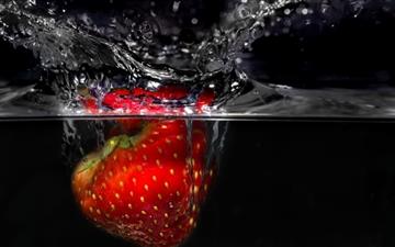 Red Strawberry All Mac wallpaper