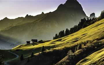 High Alpine Landscape All Mac wallpaper