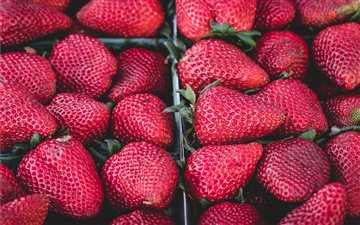 collection of strawberry iMac wallpaper