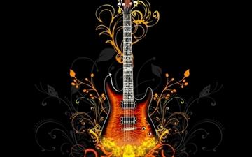 Guitar Abstract All Mac wallpaper