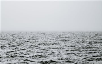 Minimal misty sea MacBook Air wallpaper
